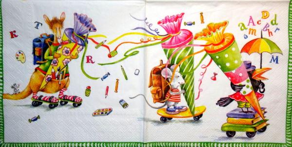 003 School - 3-ply (grün) - Ihr